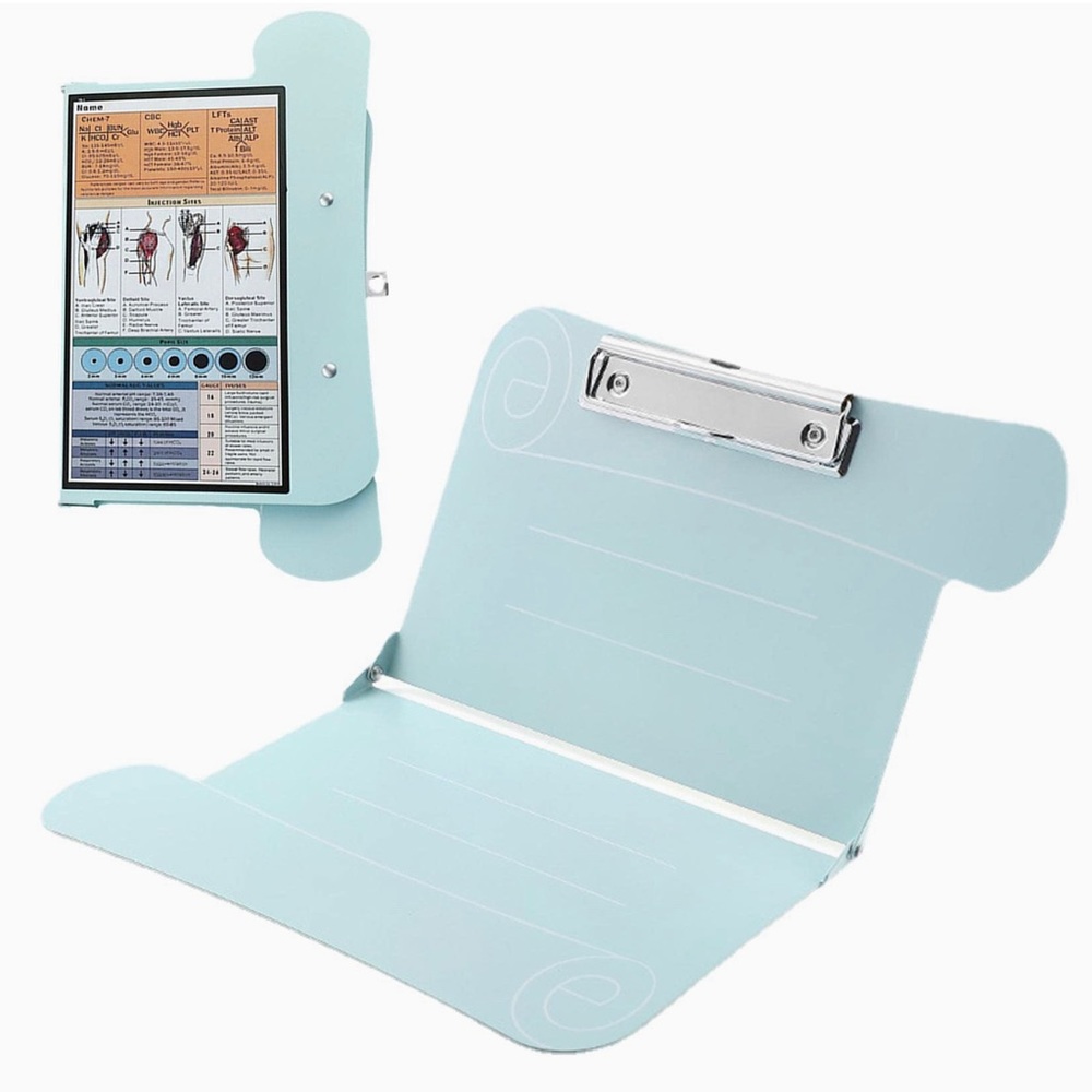 Folding Clipboard | Doctor| Nursing Foldable Clipboard Storage New - Picture 1 of 12